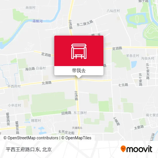 平西王府路口东地图