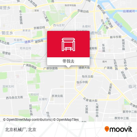 北京机械厂地图