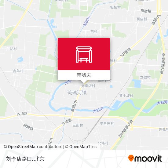刘李店路口地图