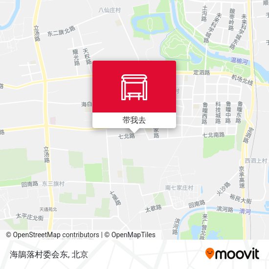 海鶄落村委会东地图