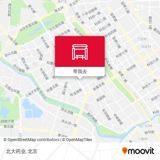 北大药业地图