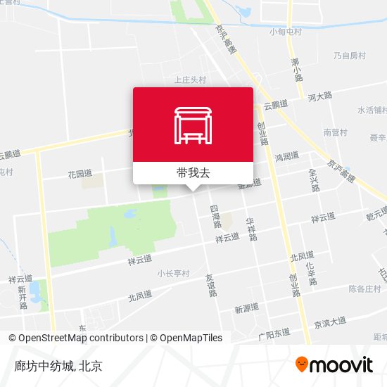 廊坊中纺城地图