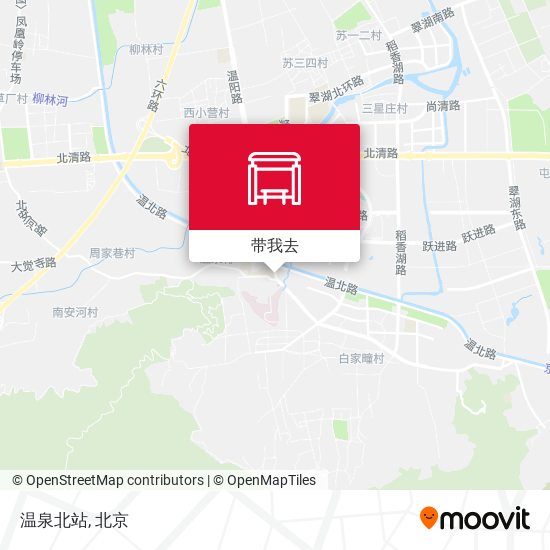 温泉北站地图
