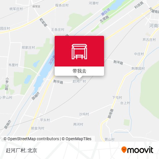 赶河厂村地图