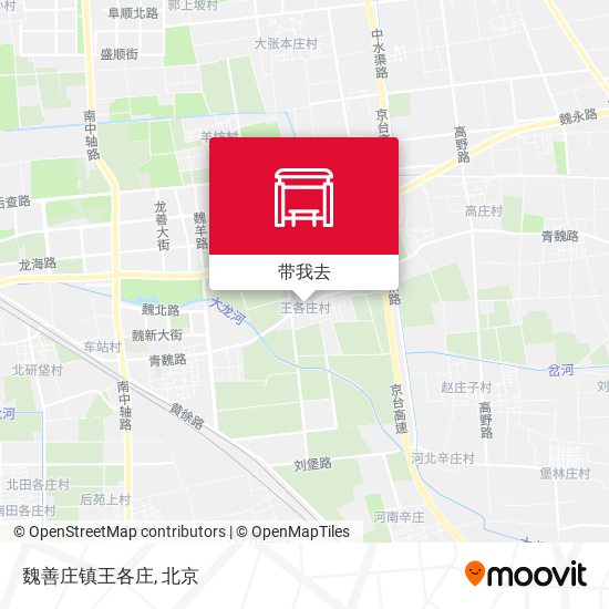 魏善庄镇王各庄地图