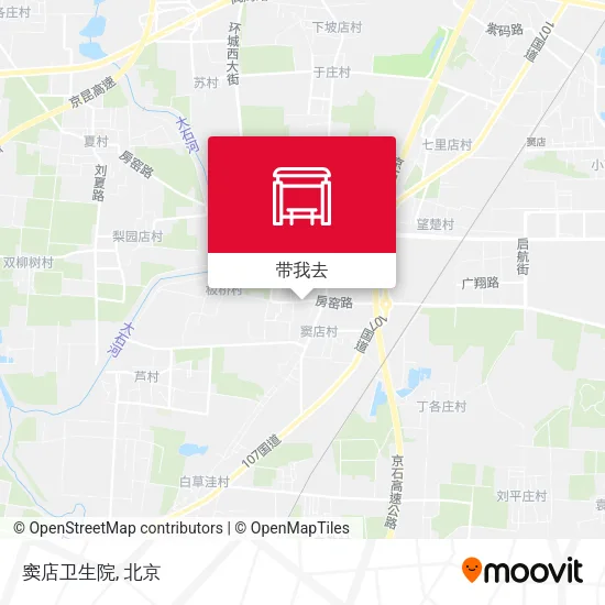 窦店卫生院地图