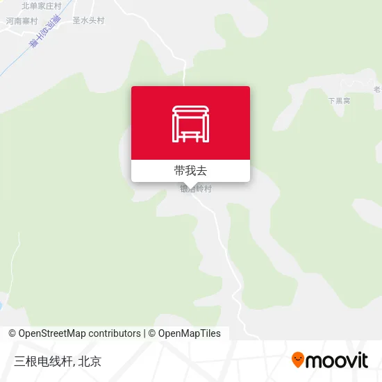 三根电线杆地图
