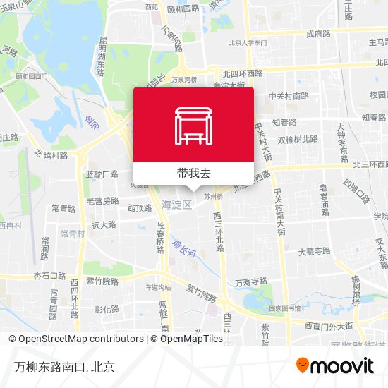 万柳东路南口地图