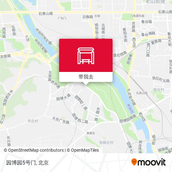 园博园5号门地图