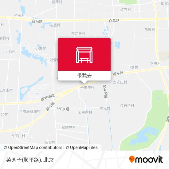 菜园子(顺平路)地图