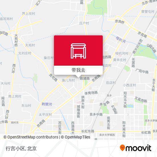 行宫小区地图