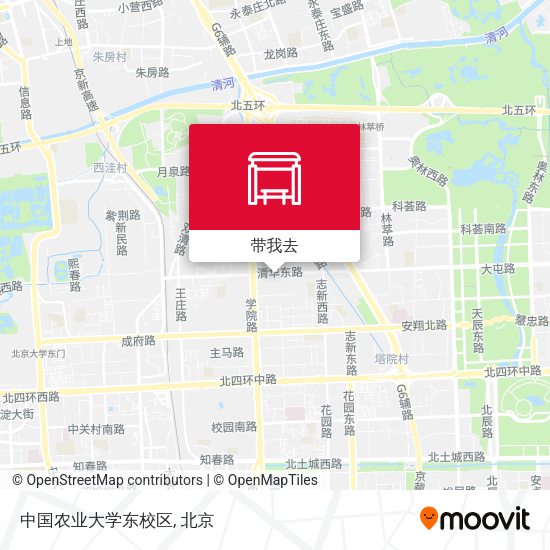 中国农业大学东校区地图