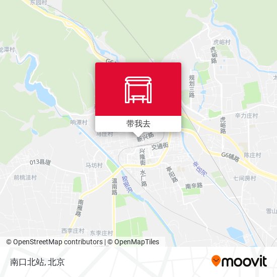 南口北站地图