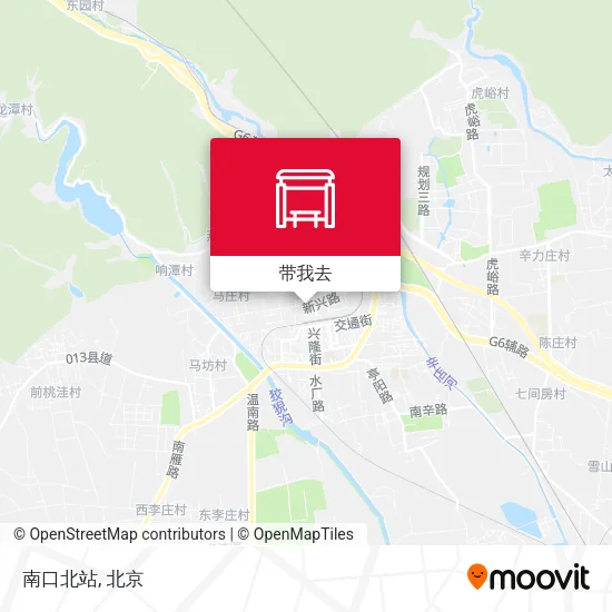南口北站地图