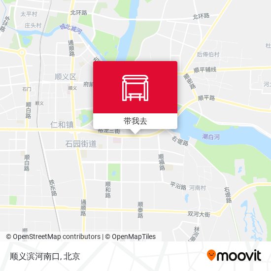 顺义滨河南口地图