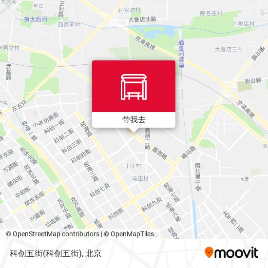 科创五街地图