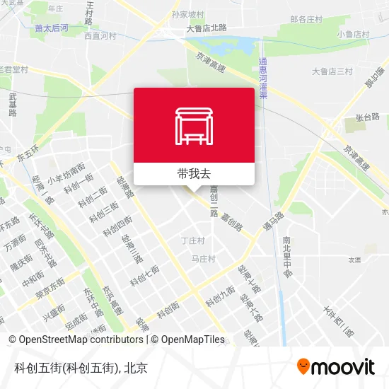 科创五街地图