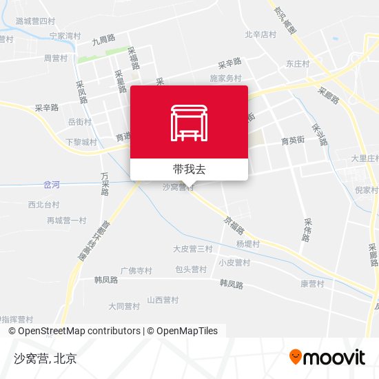 沙窝营地图
