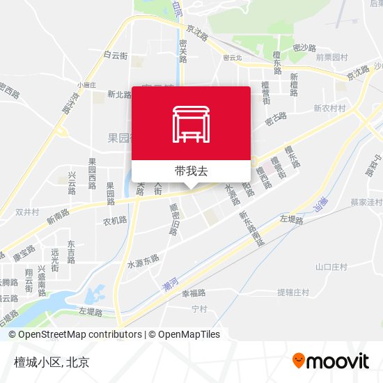 檀城小区地图