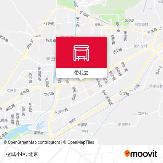 檀城小区地图
