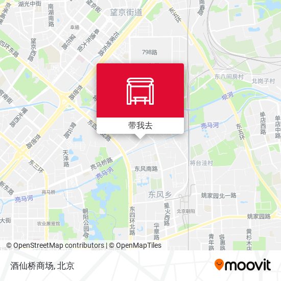 酒仙桥商场地图