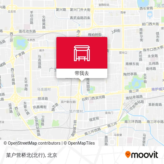 菜户营桥北(北行)地图