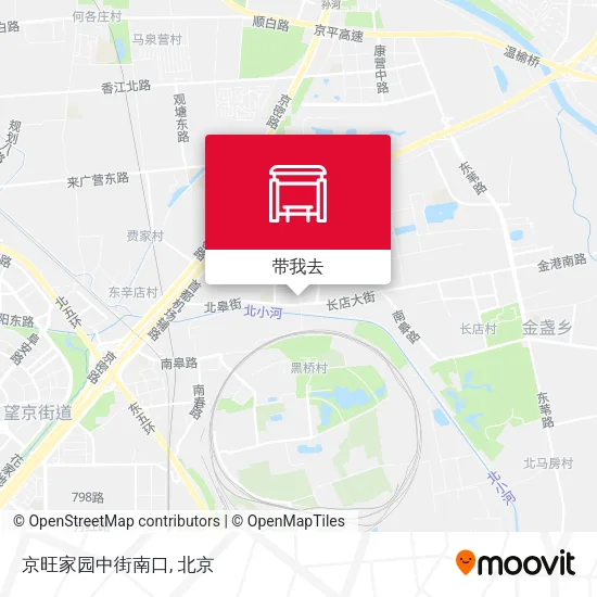 京旺家园中街南口地图
