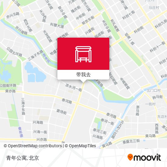青年公寓地图