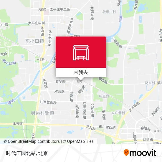 时代庄园北站地图
