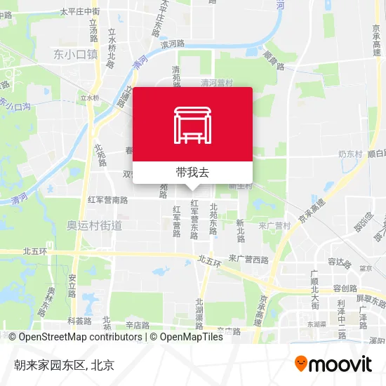 朝来家园东区地图