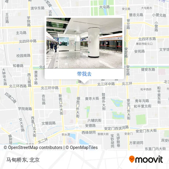 马甸桥东地图