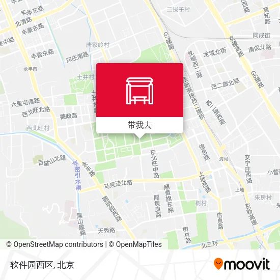 软件园西区地图