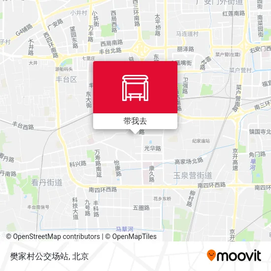 樊家村公交场站地图