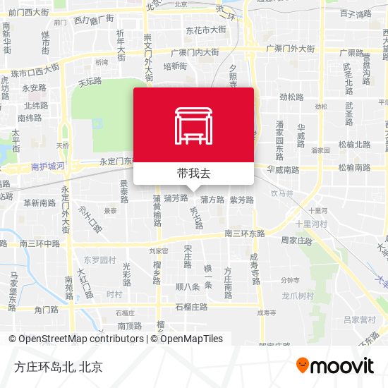 方庄环岛北地图