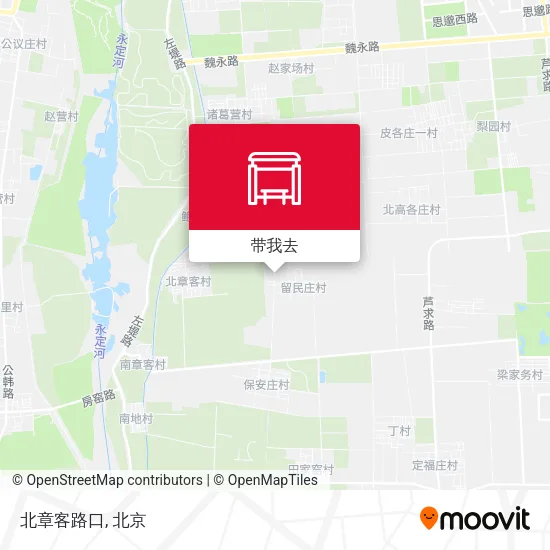 北章客路口地图