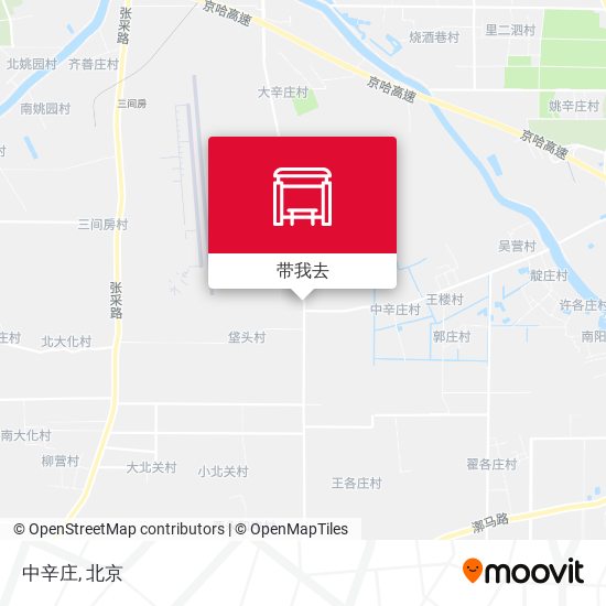 中辛庄地图