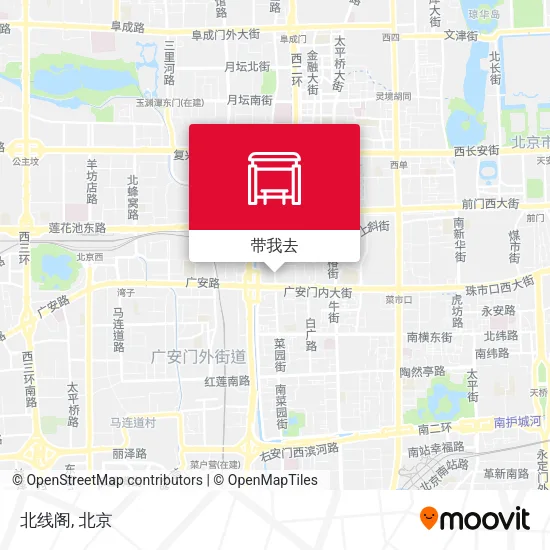 北线阁地图
