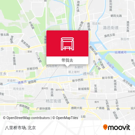 八里桥市场地图