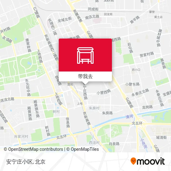 安宁庄小区地图
