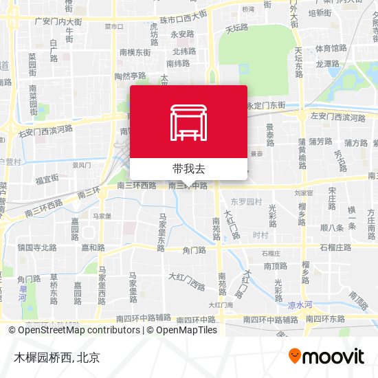 木樨园桥西地图