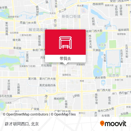 辟才胡同西口地图