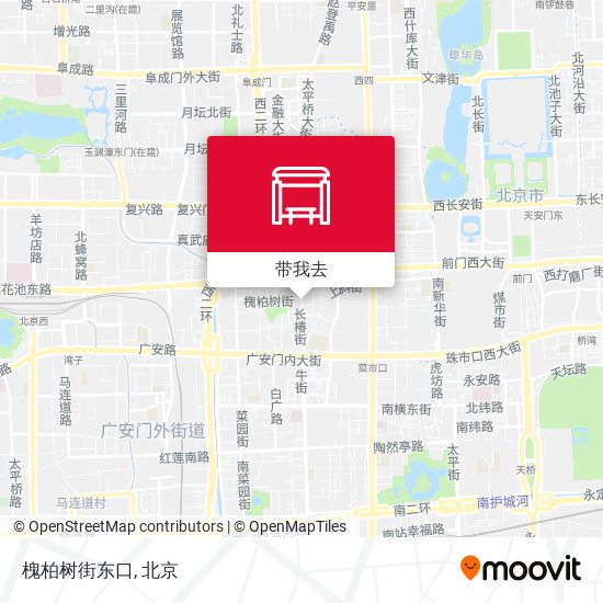 槐柏树街东口地图