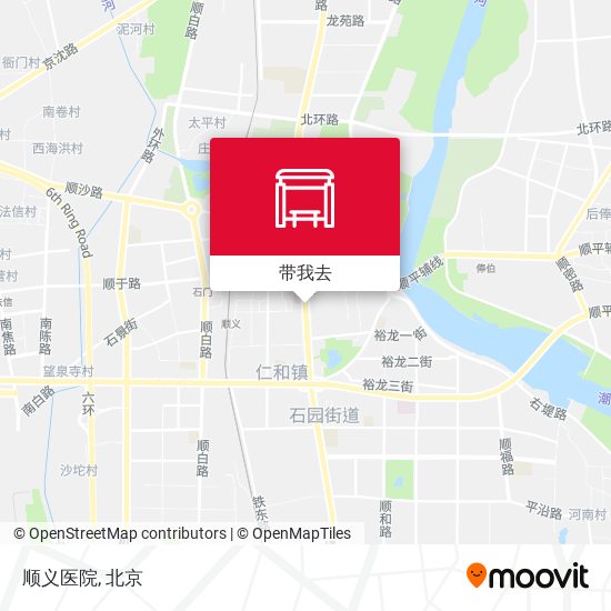 顺义医院地图