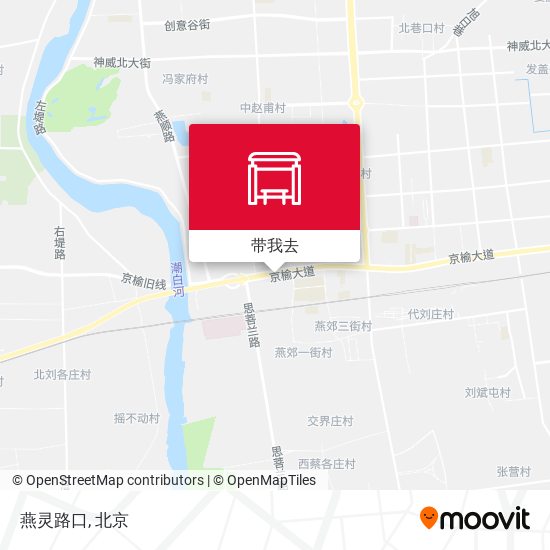 燕灵路口地图