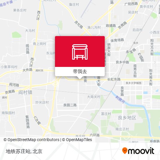 地铁苏庄站地图