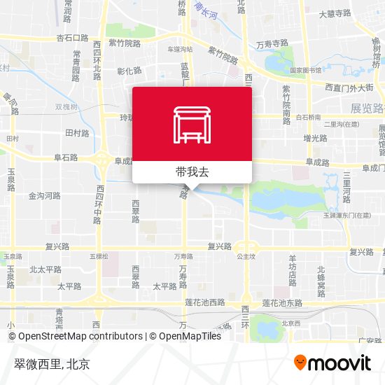 翠微西里地图