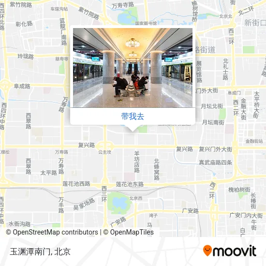 玉渊潭南门地图