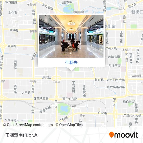 玉渊潭南门地图