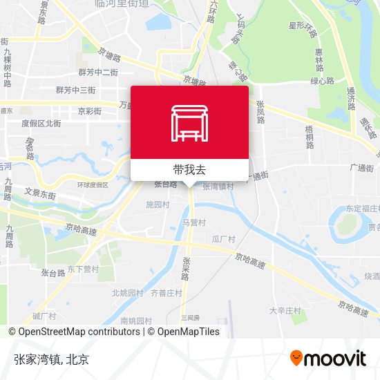 张家湾镇地图