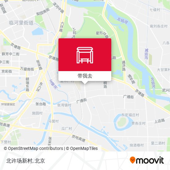 北许场新村地图